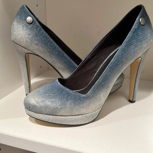 Diesel Denim Blue High Heel Pumps